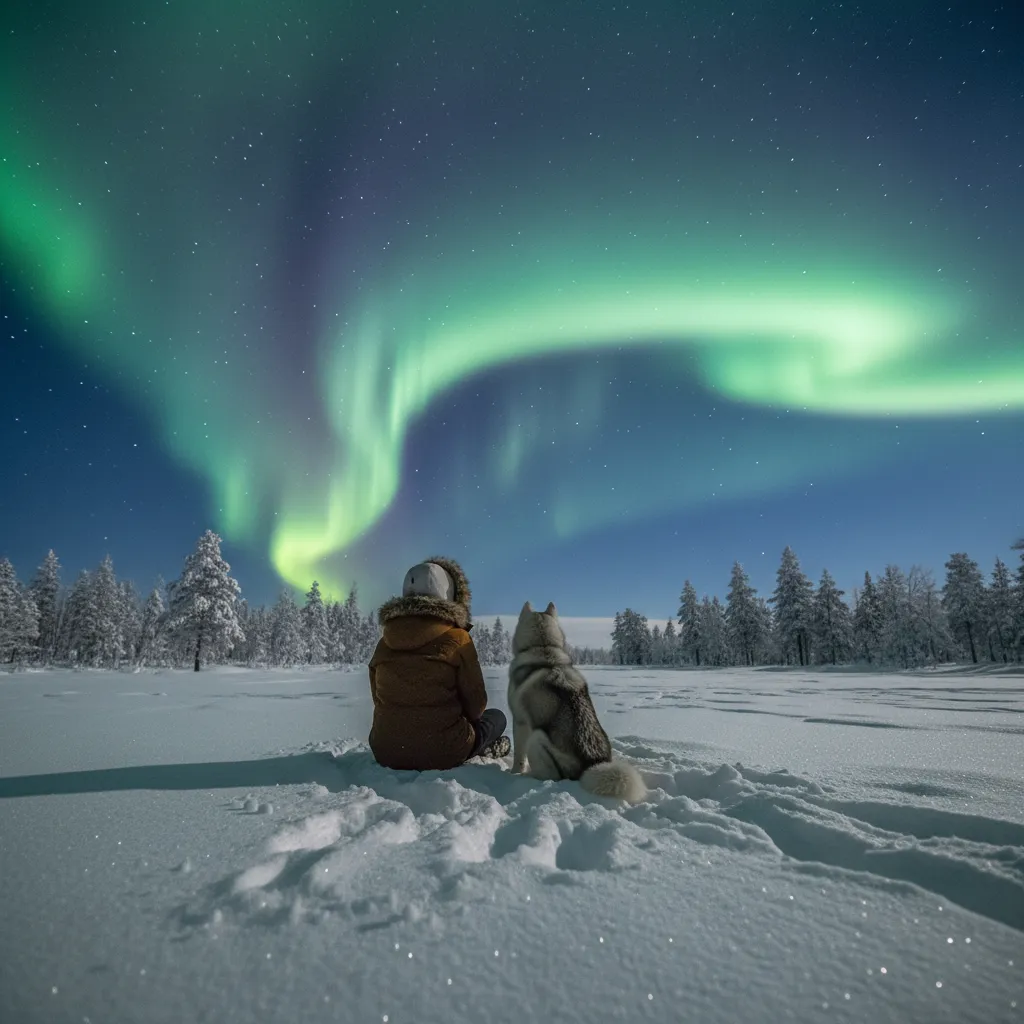 Best Conditions for Watching the Northern Lights With Your Dog