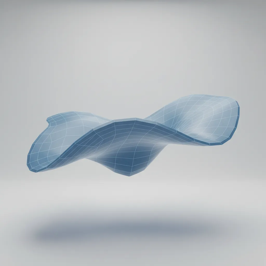 Smooth high fidelity polygon mesh typical of OBJ format models