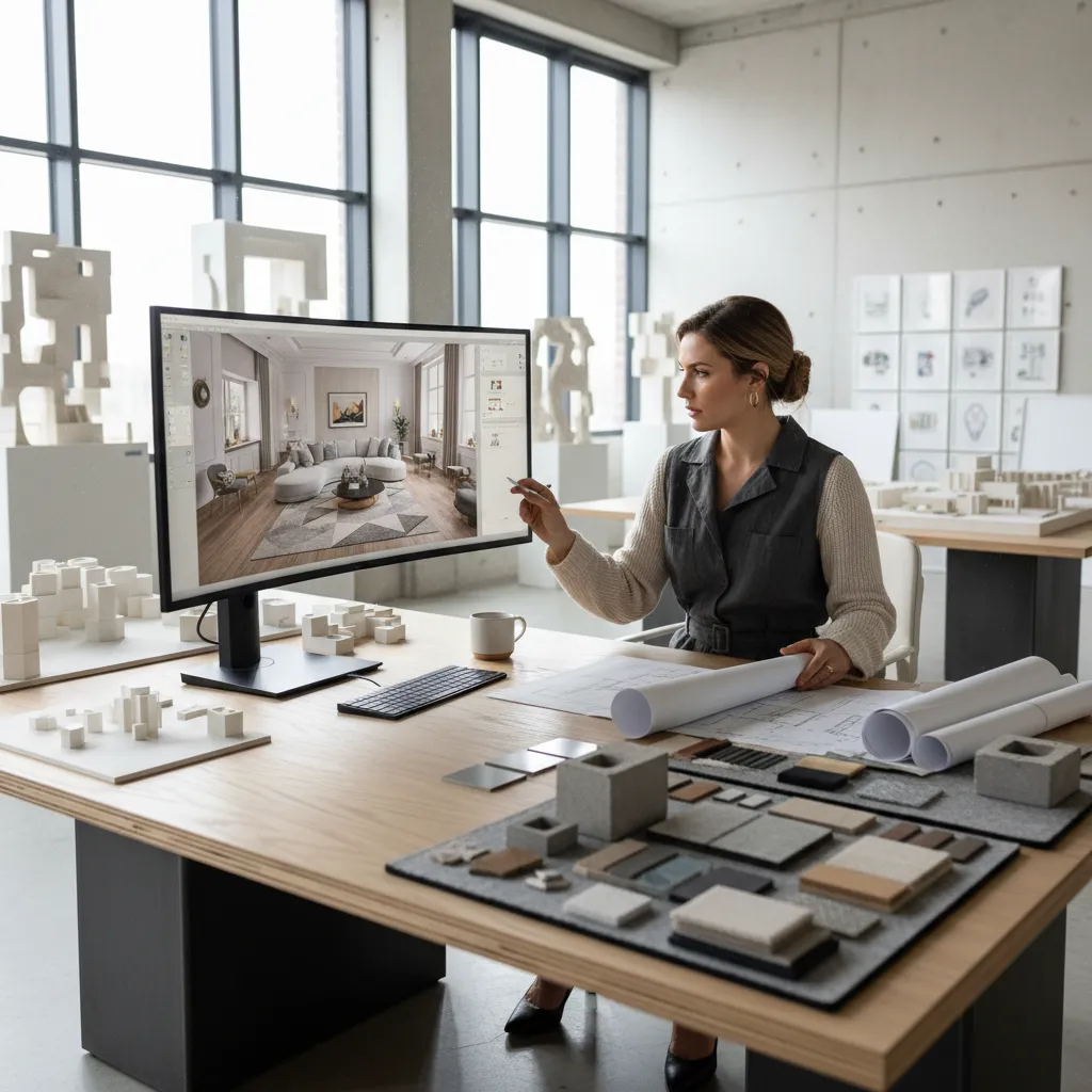 Objetivo profesional de un diseñador de interiores