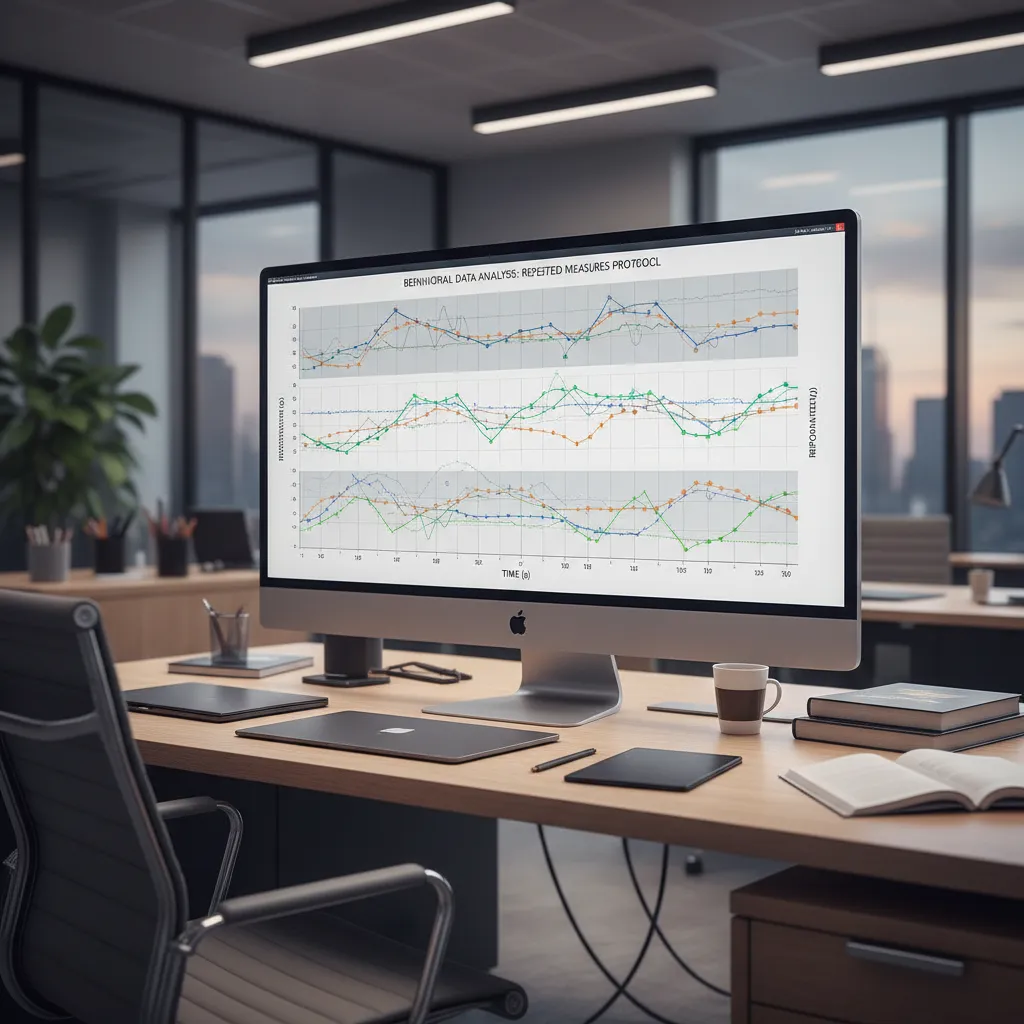 Gráfico de observaciones repetidas en un estudio de caso único