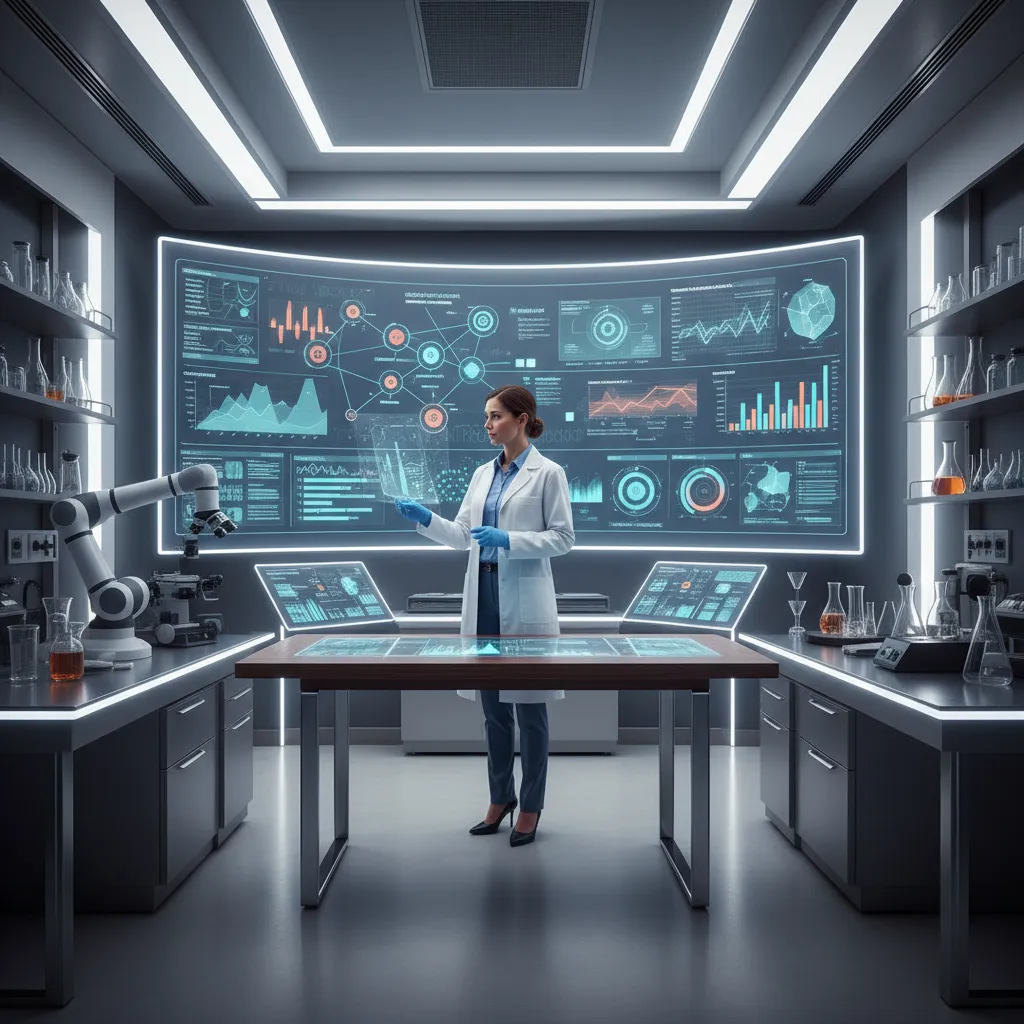 Investigador identificando patrones en datos médicos