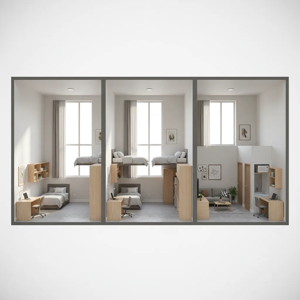 Occidental College Dorm Room Layouts Compared Singles Doubles and Suites