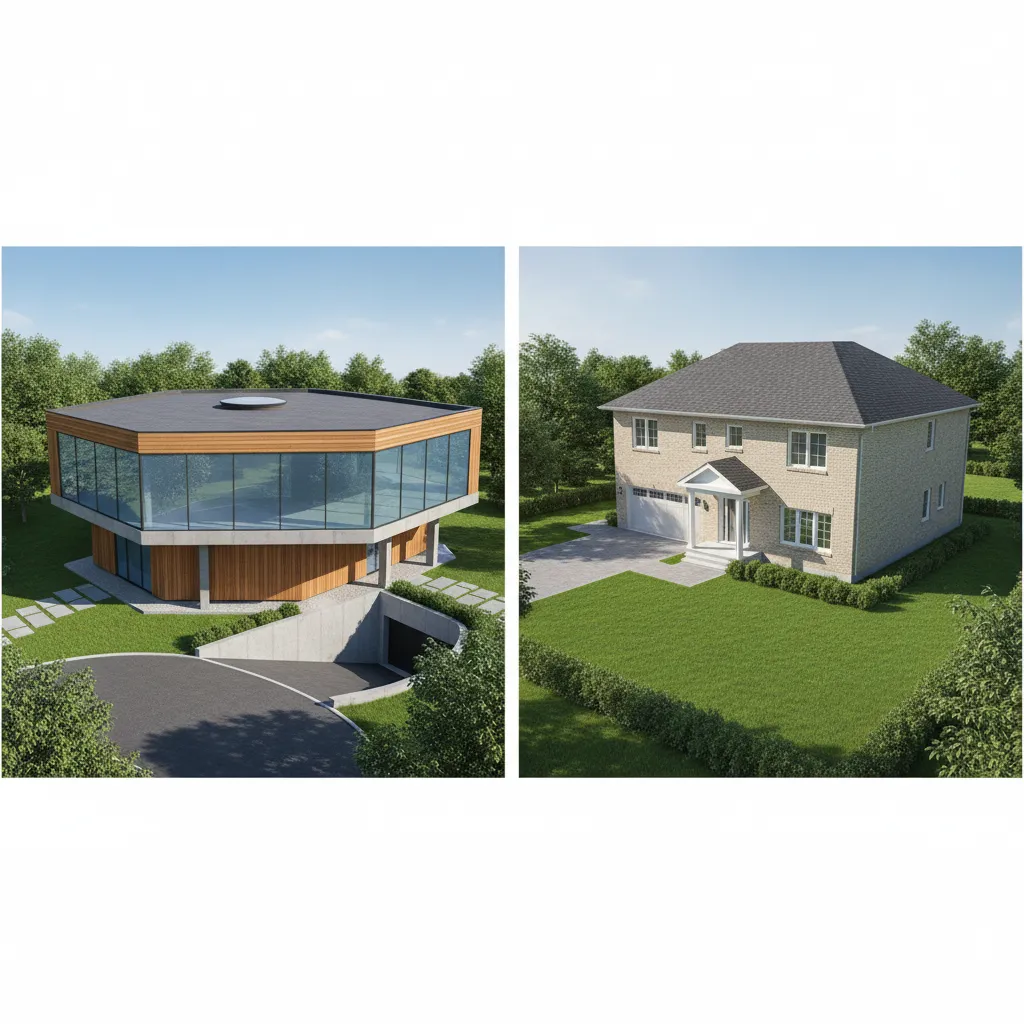 Octagon House Floor Plans vs Traditional Square Homes