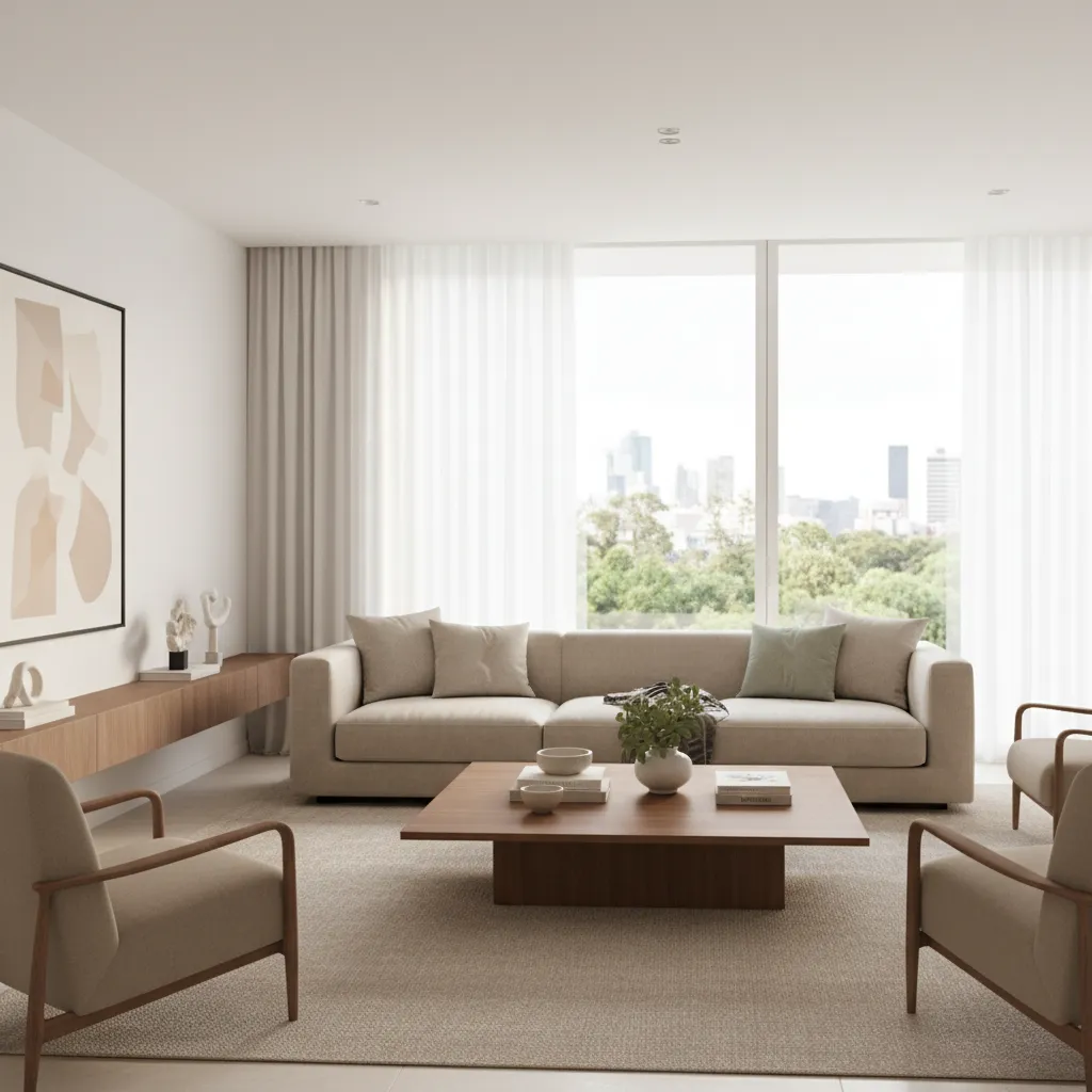 5 Off White Colour Combinations for Living Rooms