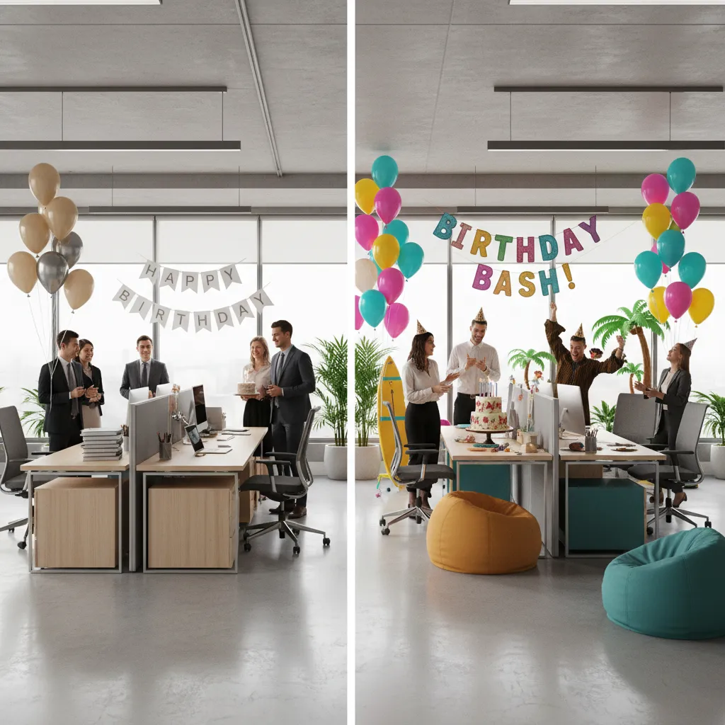 Office Birthday Decorations Across Different Industries: What Works and What Doesn't