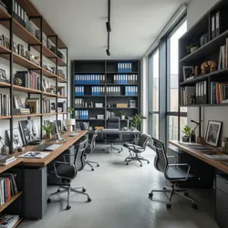 Office Bookshelf Design Trends Across Different Industries