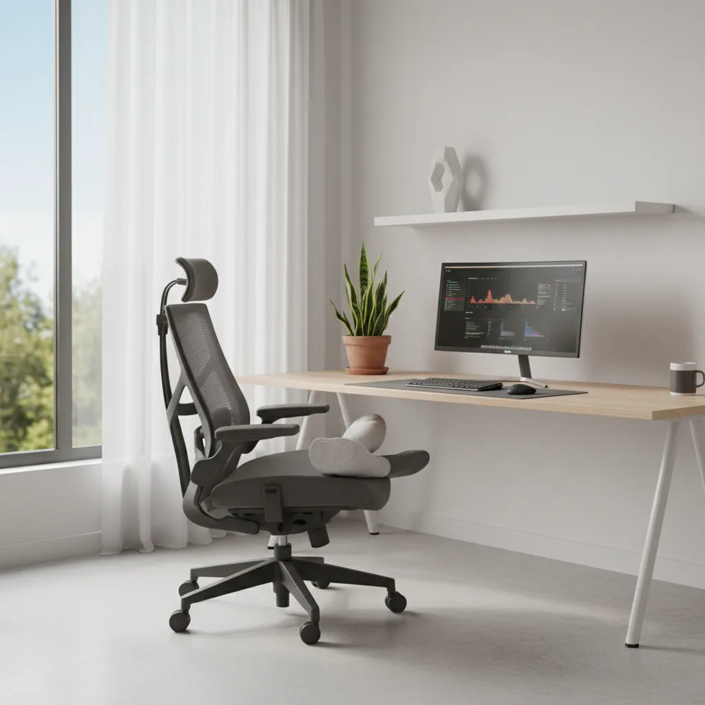 office chair armrest clearance for cross legged sitting