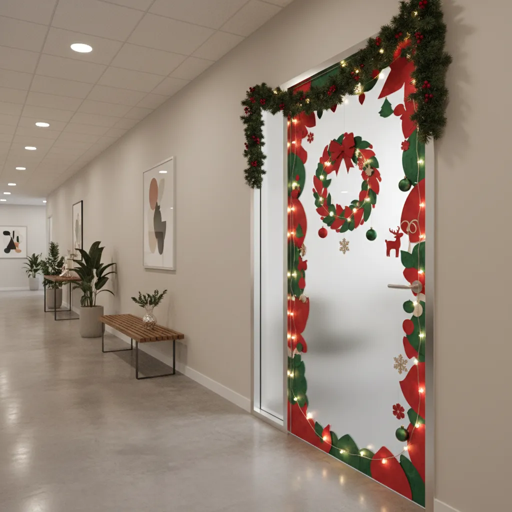 How to Make Your Office Door Christmas Decorations Stand Out and Win