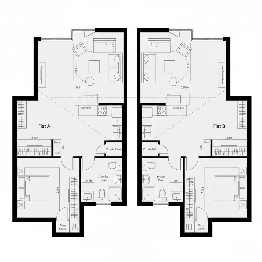 Offset Depth, Quiet Edges