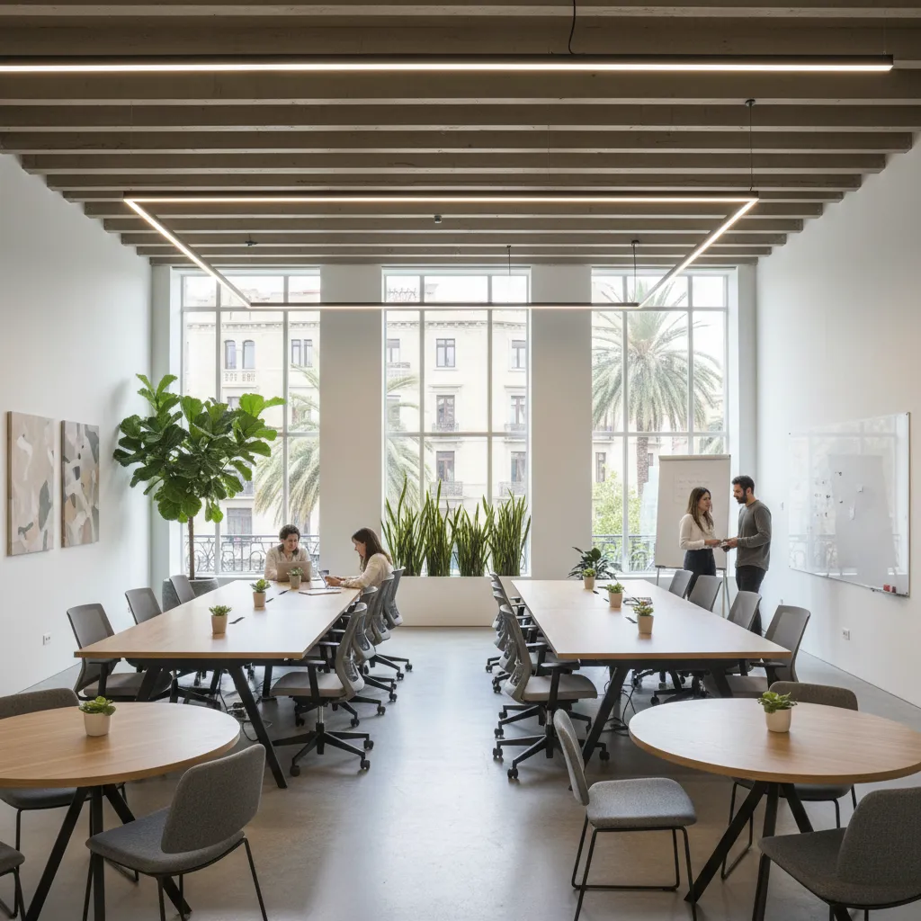 Diseño de interiorismo de oficinas en Barcelona