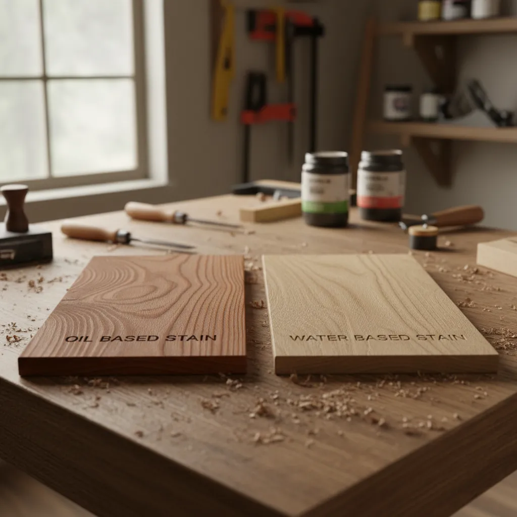 Oil-Based vs Water-Based Stain: How Drying Affects Final Color