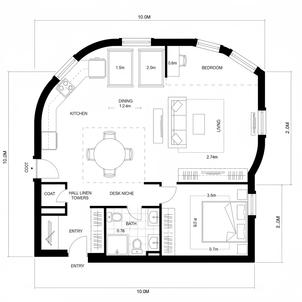 One-Bedroom Loop