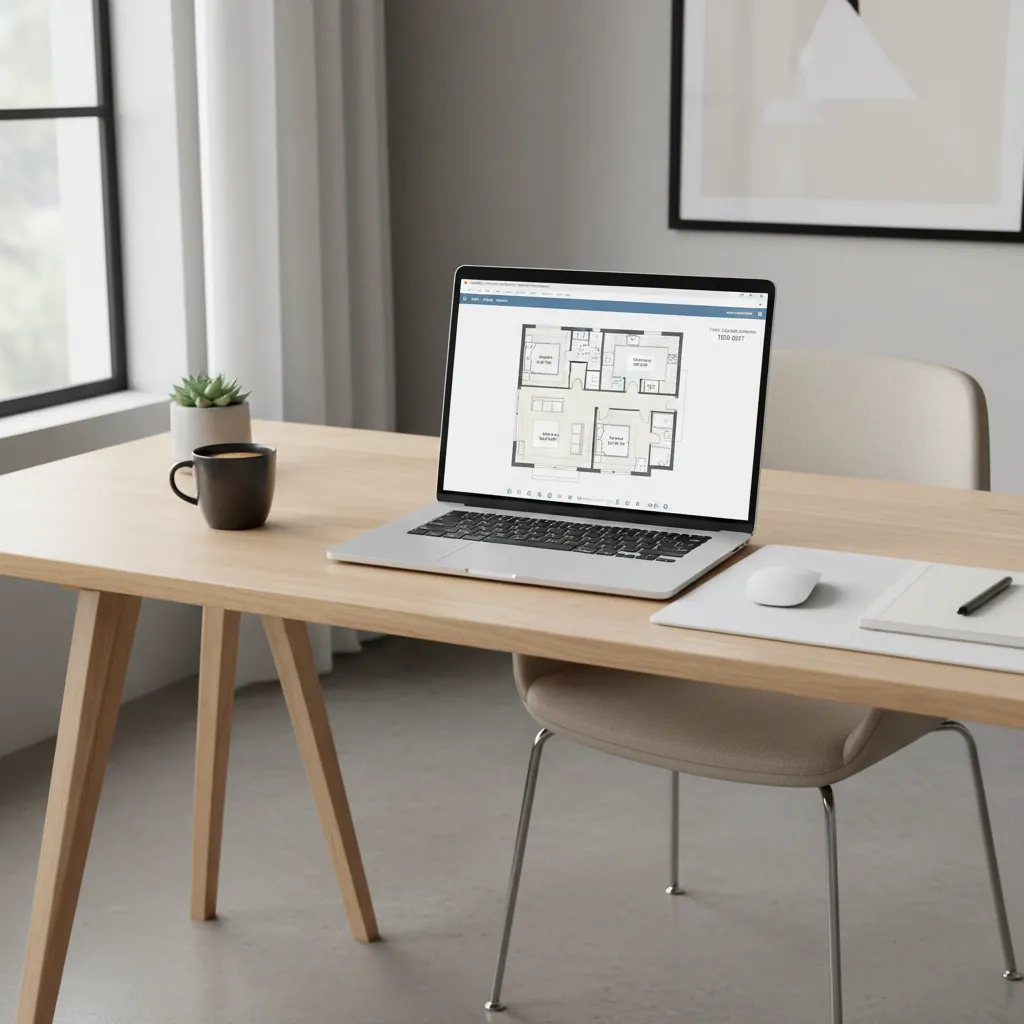 Online floor plan creator that shows total square feet