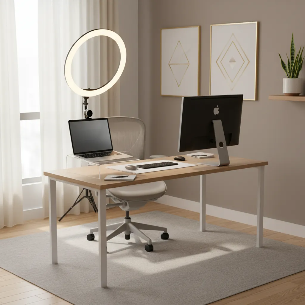 Home Office Layout for Online Teachers and Coaches