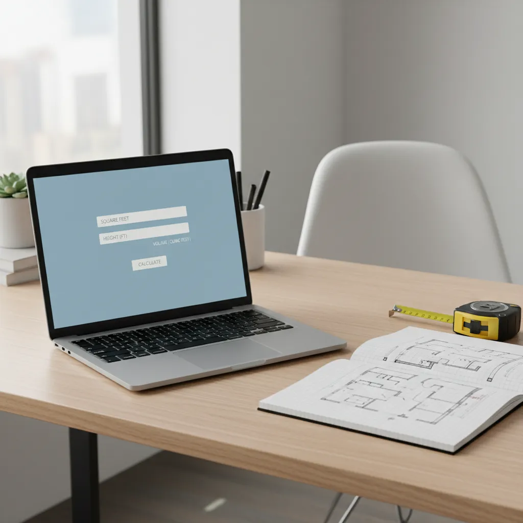 Online Square Foot and Cubic Foot Calculators