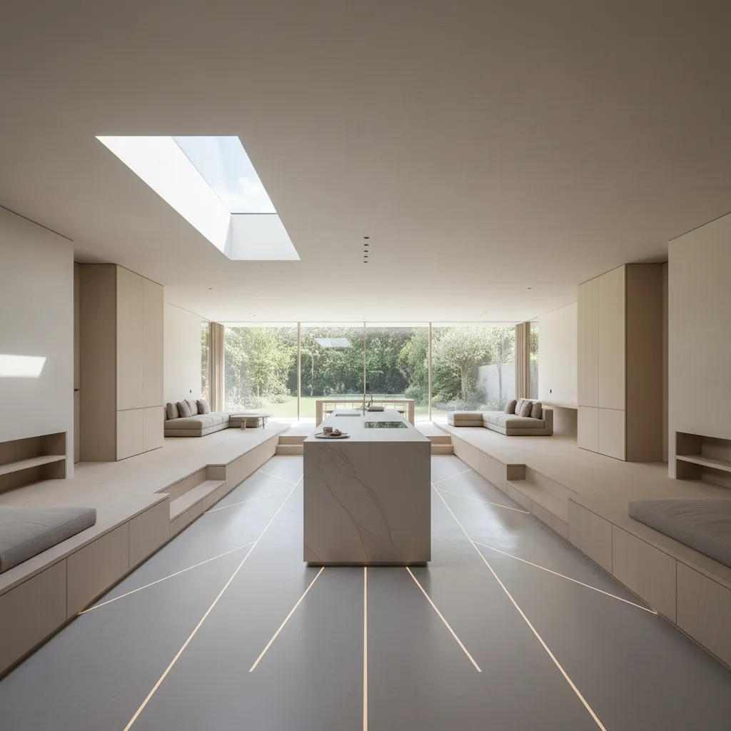 Open Concept House Plan, Seen From The Near Future: When a home’s interface becomes bandwidth for daily life