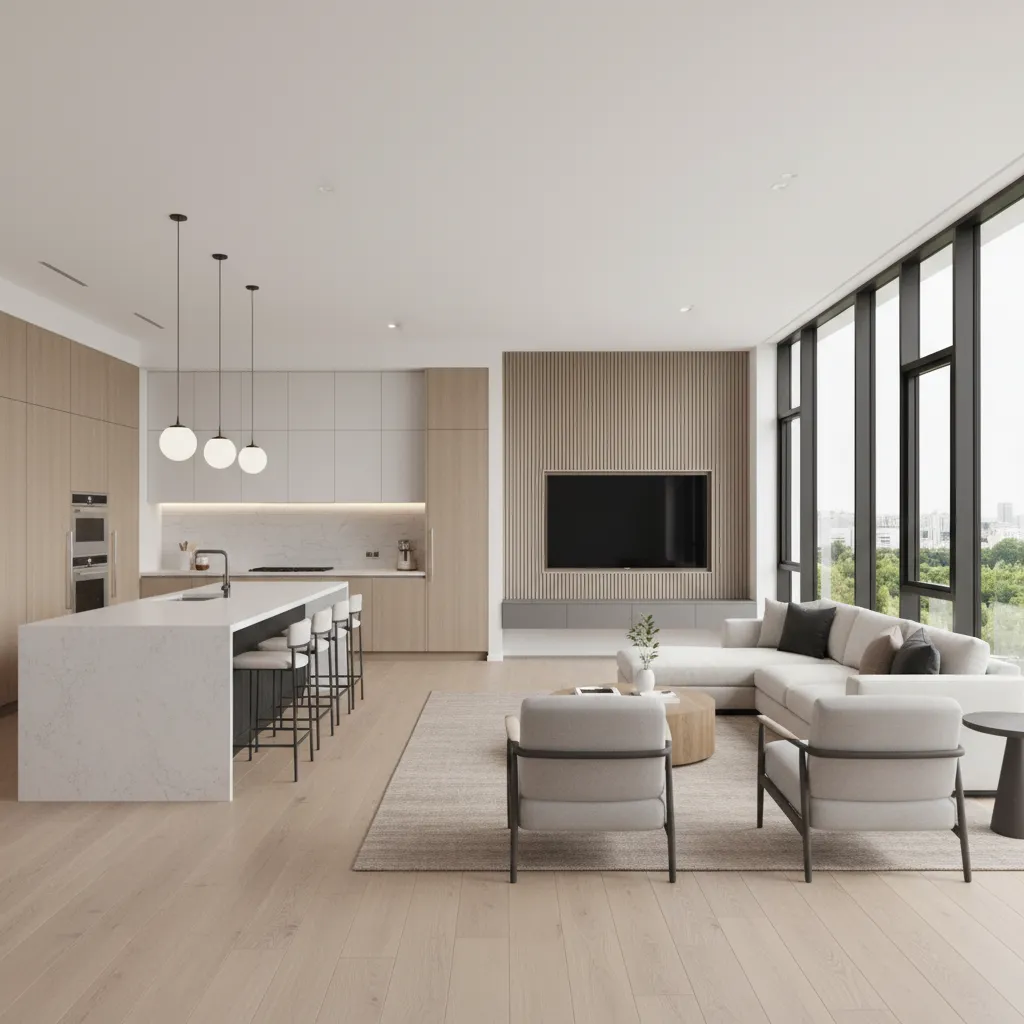 Pictures of Living Room and Kitchen Combined: Smart Open-Concept Ideas: Real design examples and layout insights for creating a functional living room and kitchen in one open space