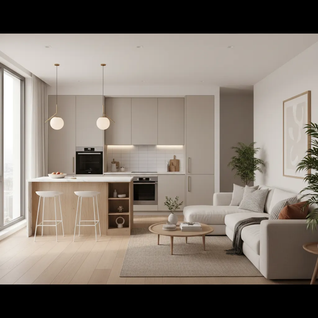 Open Concept Kitchen Living Room Small Space Ideas: Smart layout, zoning, and design strategies to make a small open kitchen living room feel bigger and more functional