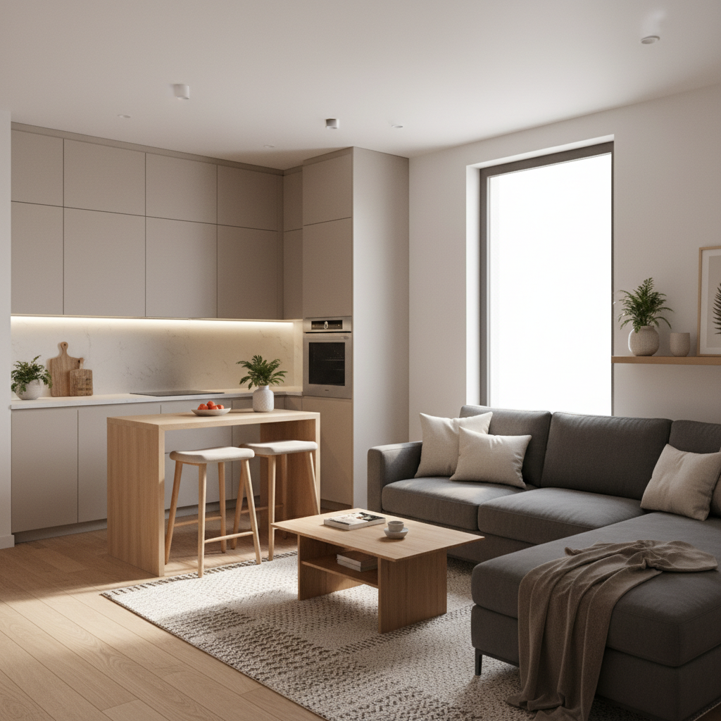 Open Concept Kitchen Living Room Small Space Ideas