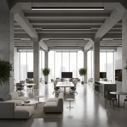How Different Building Types Use Columns in Open Floor Layouts