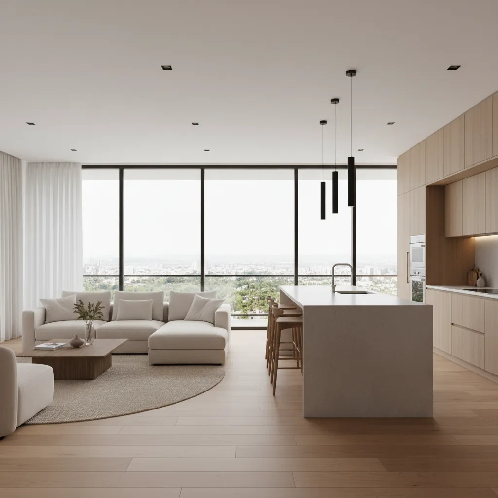 Open Floor Plan Kitchen Living Room Feels Messy? Fix Layout