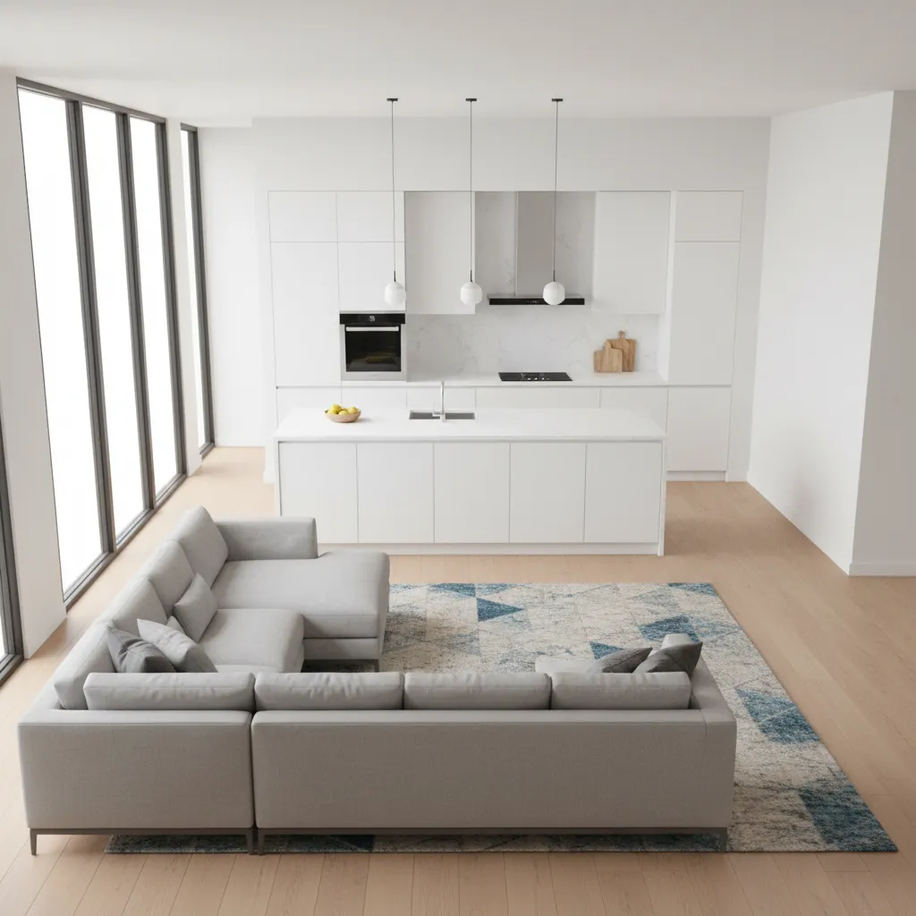 Open Floor Plan Kitchen Living Room Feels Messy? Fix Layout