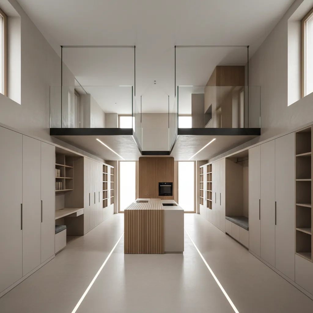 Open Loft-Style House Plan, Written from Tomorrow: How an exposed volume becomes a living interface for the next five years