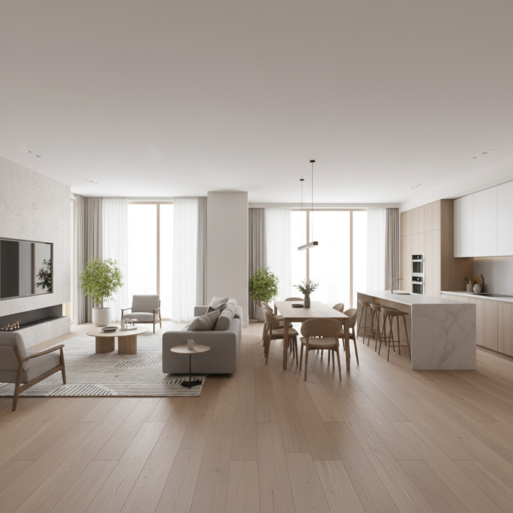 Espacios de interior de diseño abierto: guía real