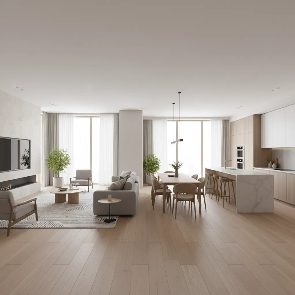 Espacios de interior de diseño abierto: guía real