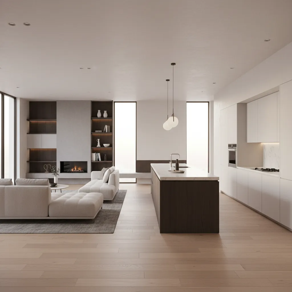 How to Separate Open Plan Kitchen from Living Room