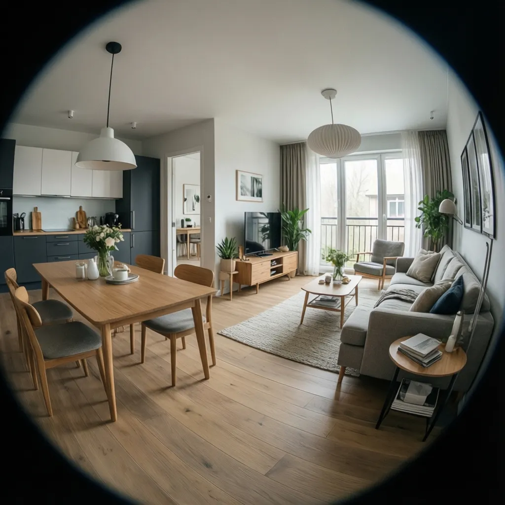 Espacio abierto con salón y comedor integrados