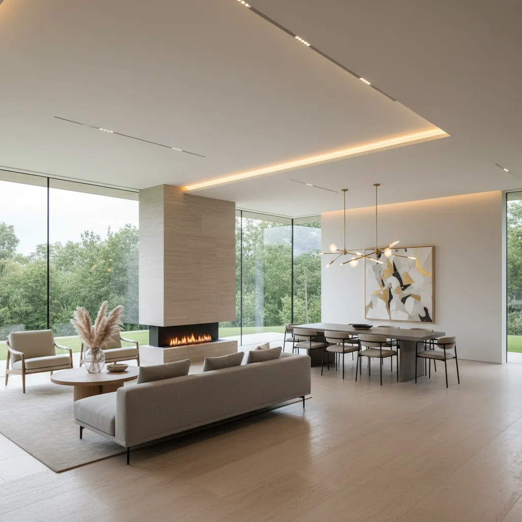 Tata ruang rumah terbuka yang membuat rumah terasa luas