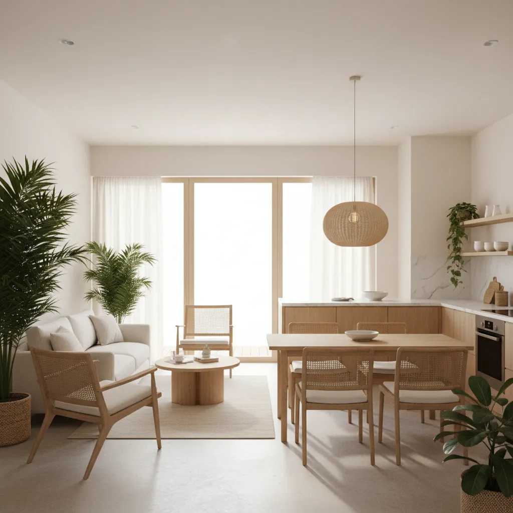 Interior rumah kecil dengan konsep open space
