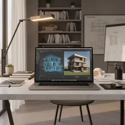 How to Optimize 3D House Models for School Presentations or 3D Printing