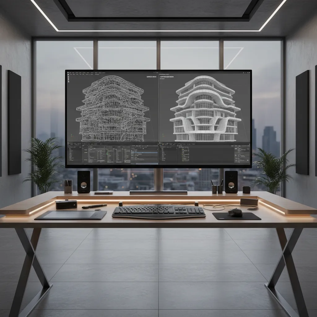 How to Optimize Architectural STL Models for 3D Printing and Rendering