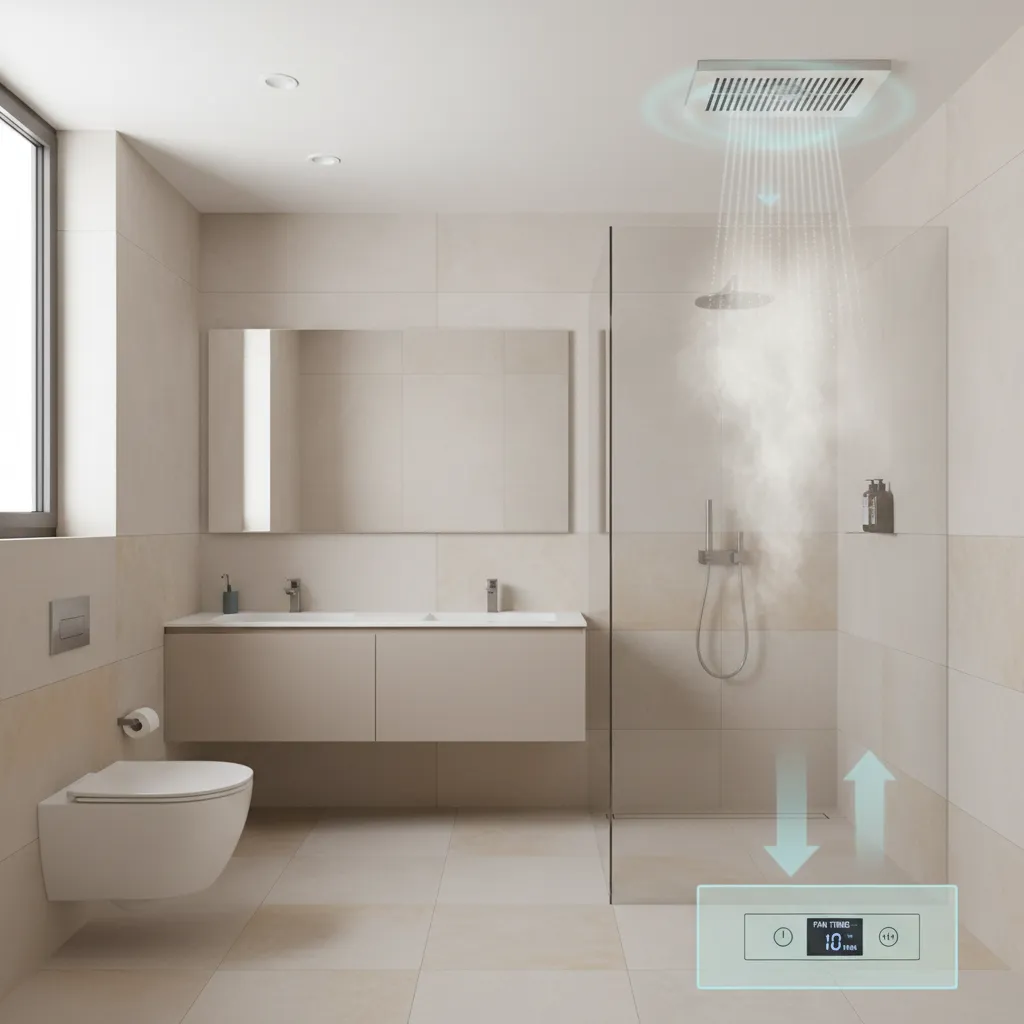 How to Optimize Bathroom Fan Run Time with the Right Switch Setup