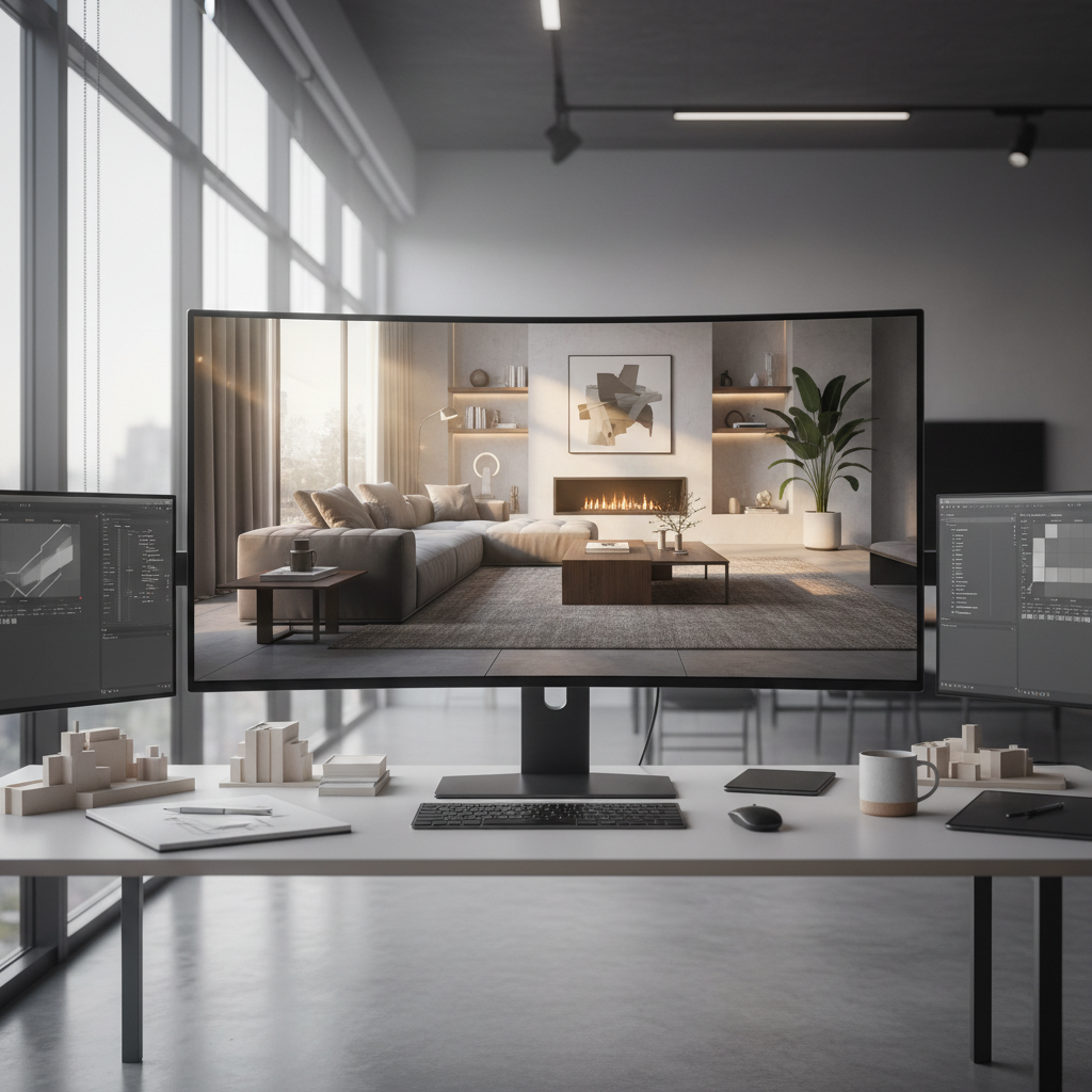 Optimize Online Rendering Speed and Quality for Interior Design