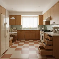 How to Optimize Storage and Workflow in a 1950s Kitchen Layout