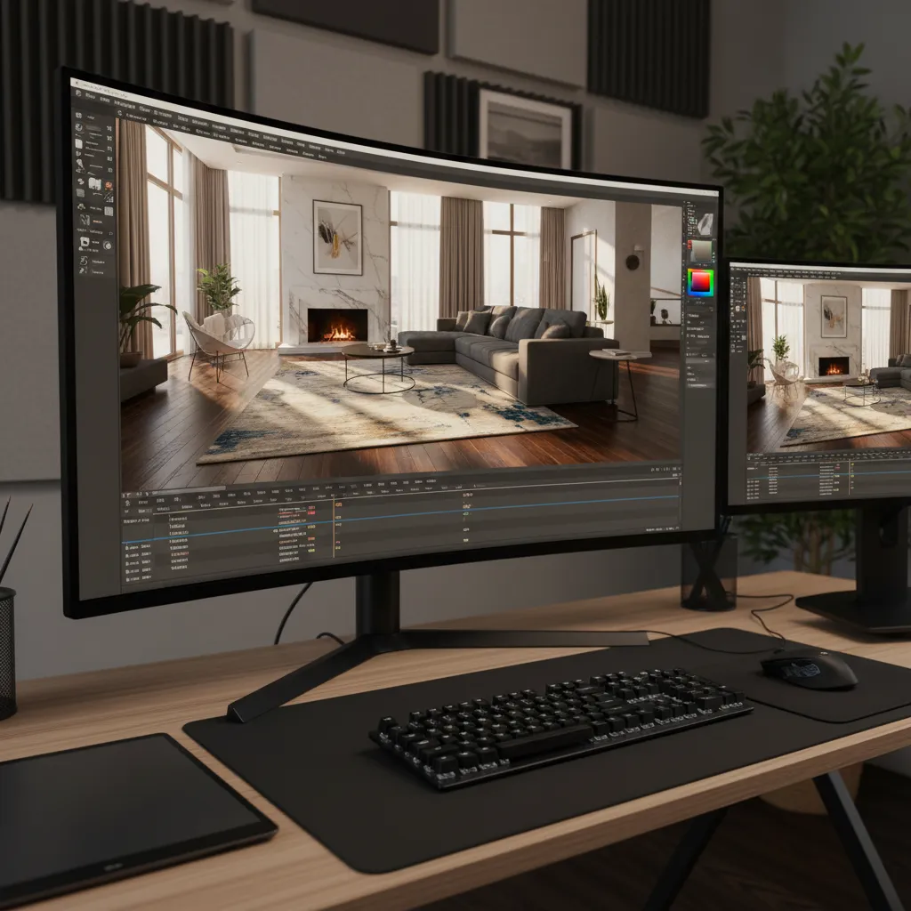 Optimize 3D Interior Rendering Workflows for Faster Video Production
