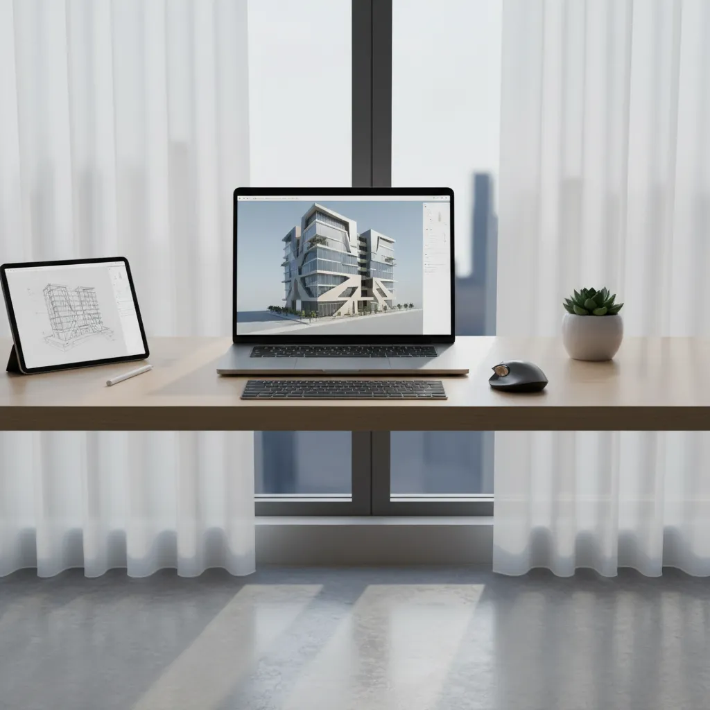 Optimized 3D model displayed smoothly in a browser viewer