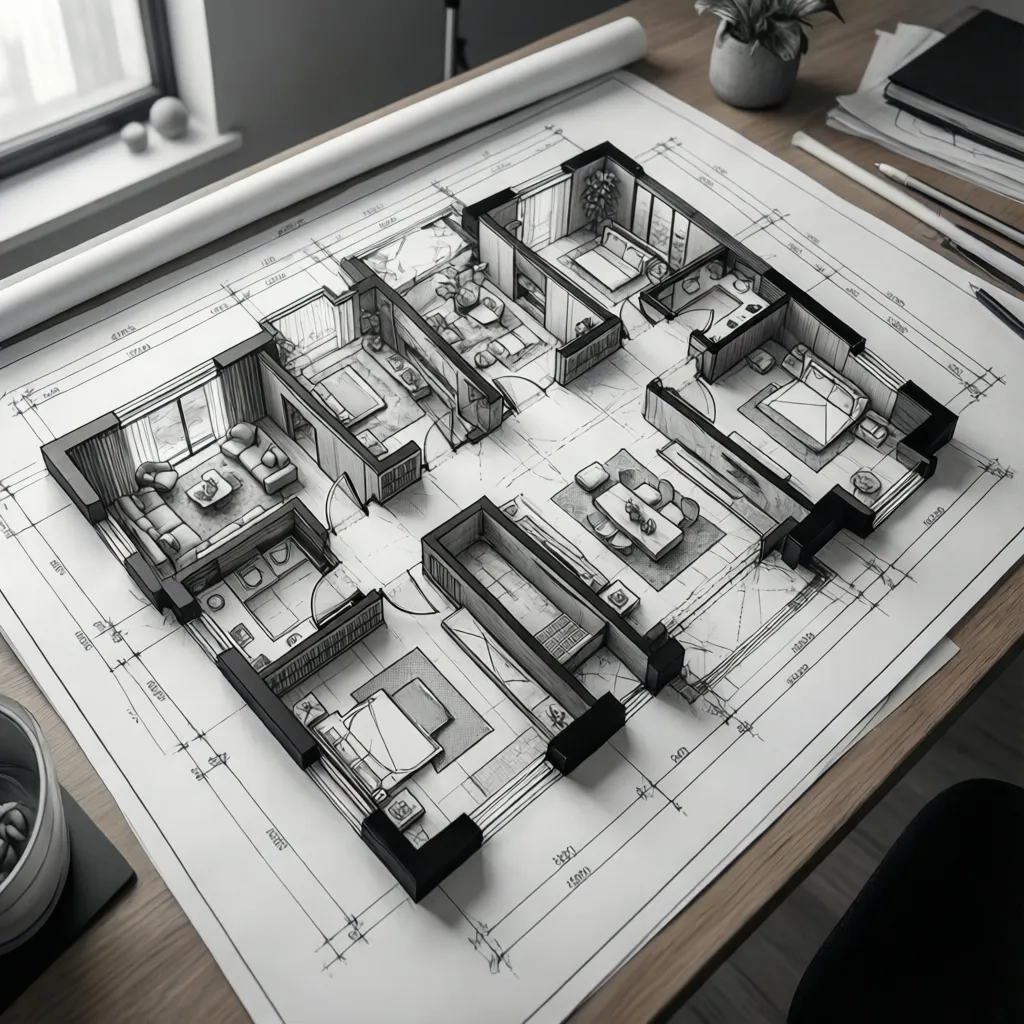 Optimize Black and White Floor Plans for Print and Digital Presentation