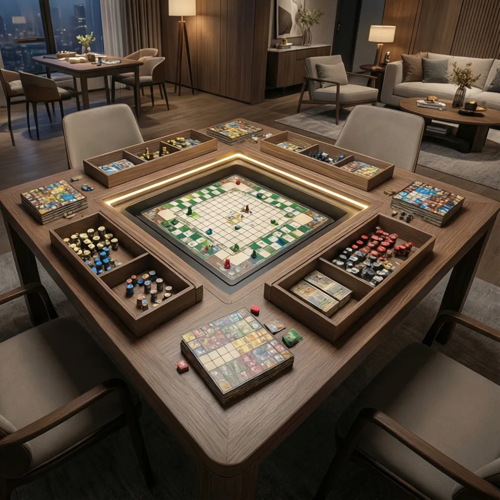 How to Optimize Your Board Game Table for Storage and Comfort