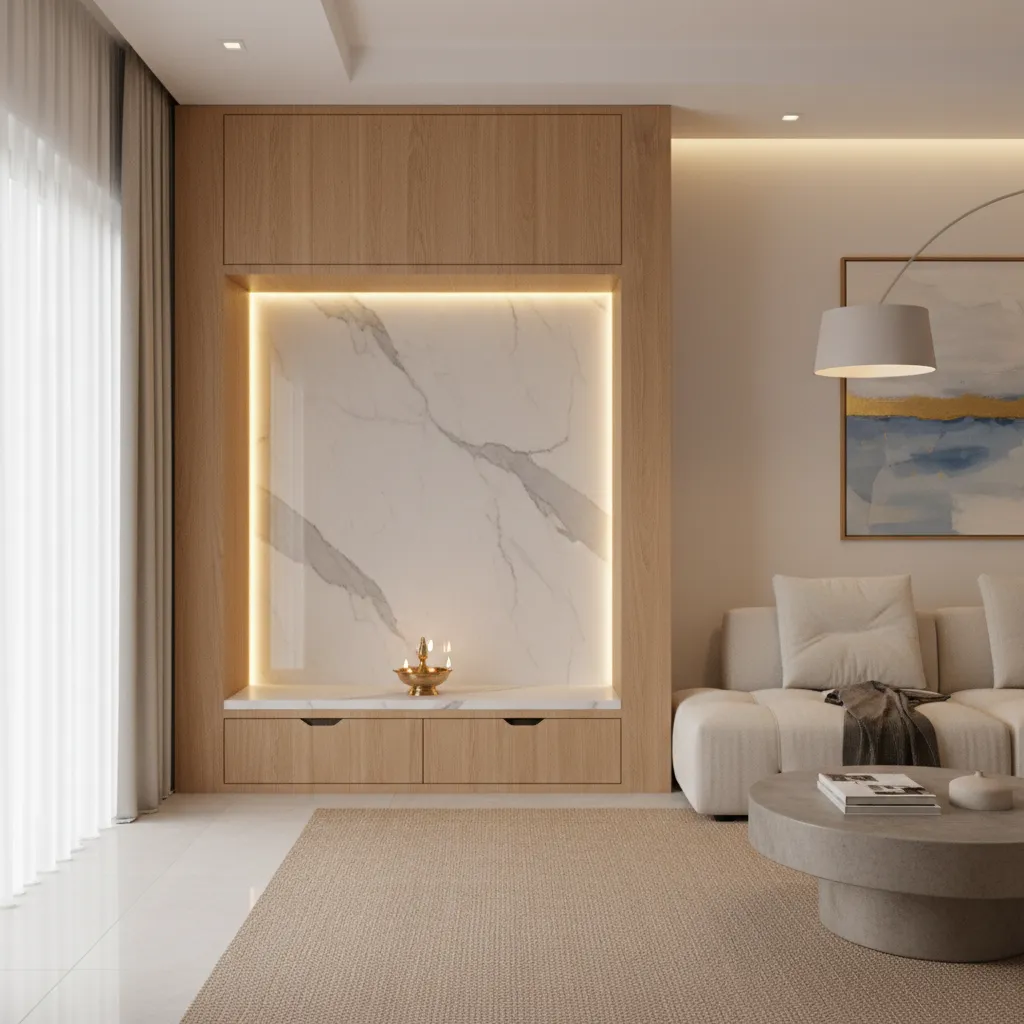 How to Optimize Lighting Storage and Space in a Devara Mantapa