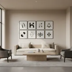 How to Optimize an 8 Frame Wall Layout for Small Walls and Large Rooms