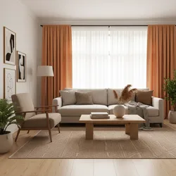How to Choose the Right Shade of Orange Curtains for Your Living Room