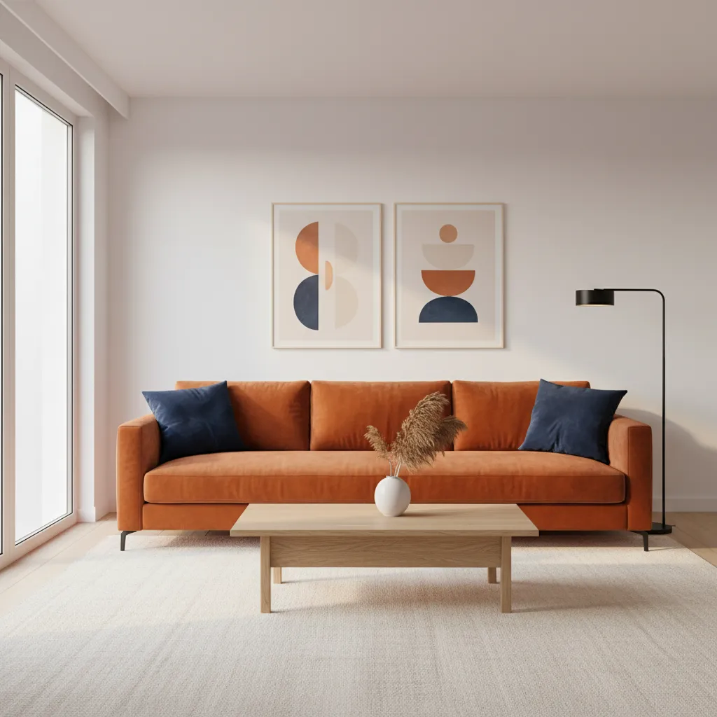 Room Colour Combination With Orange That Designers Actually Use
