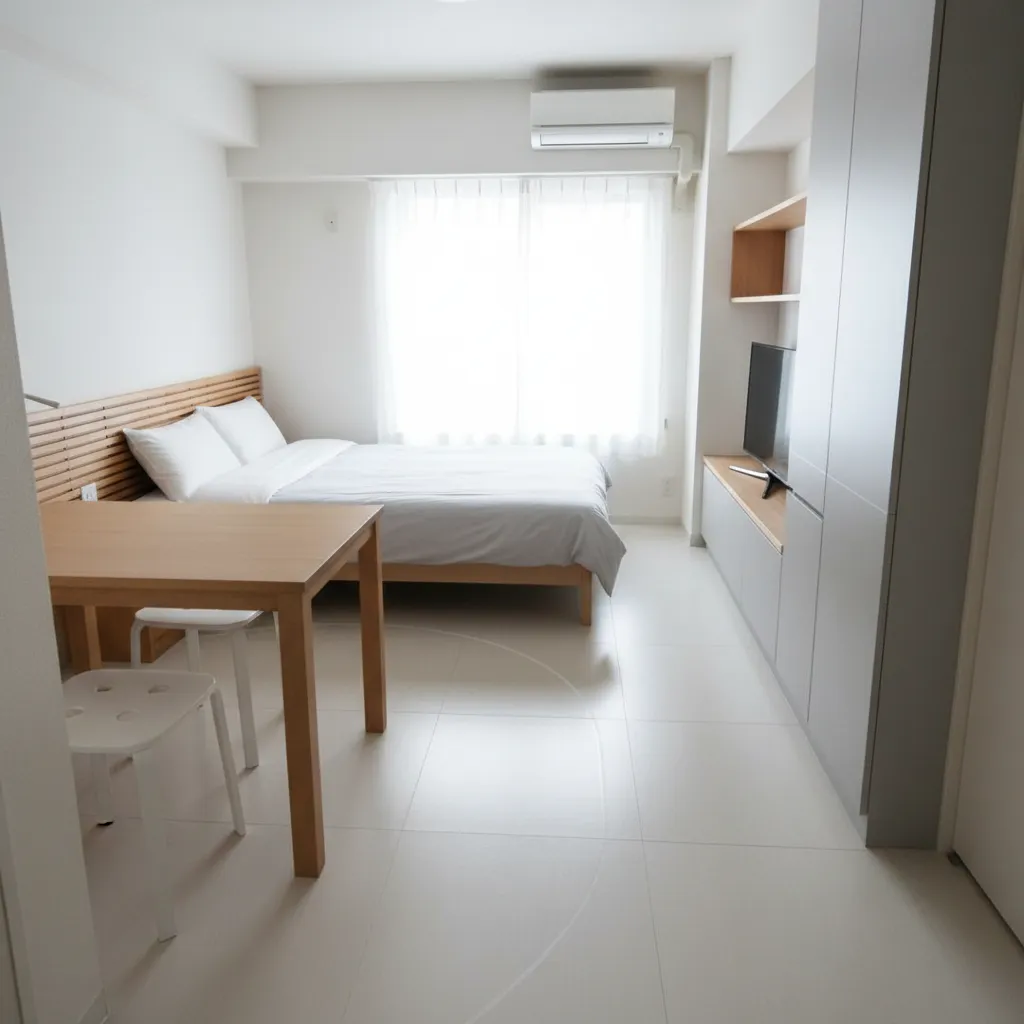 動線を優先する家具寸法｜日本都市の1Kで“通れる幅”を死守する