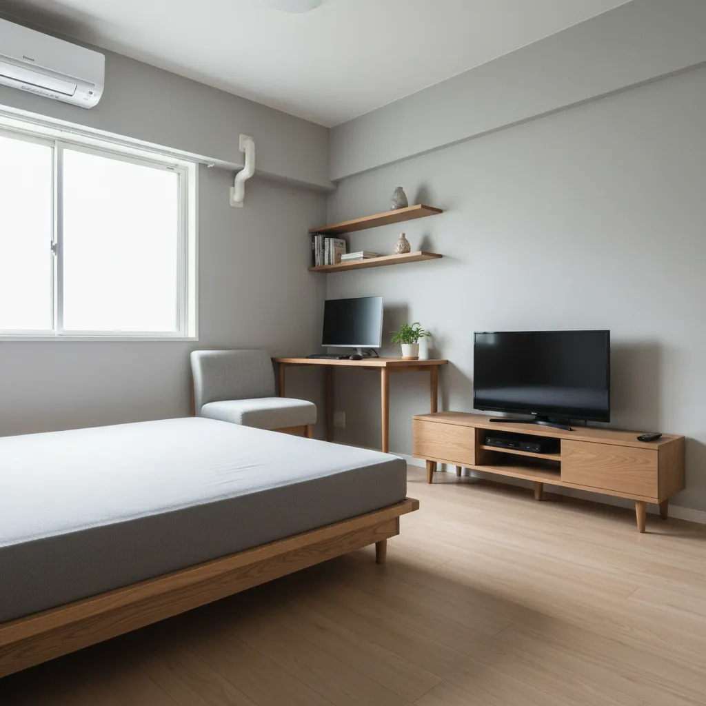 家具の“厚み”を削る：奥行きと高さで広さを演出