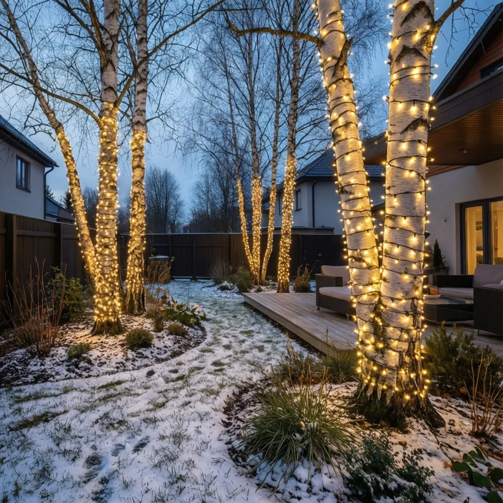 Are Outdoor Birch Tree Lights Safe in All Weather Conditions?