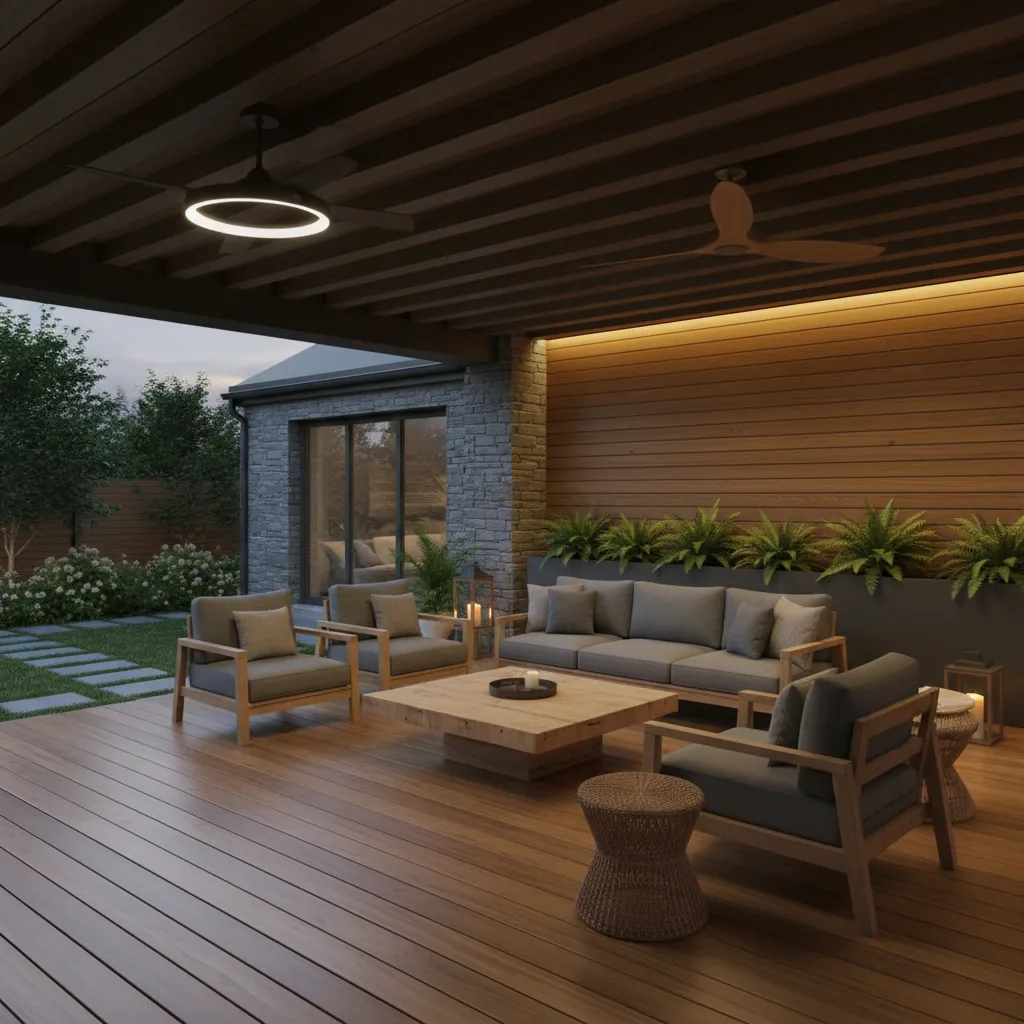 Outdoor Ceiling Fans With Light vs Without Light Which Is Better for Patios